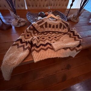 Anthropologie Geometric sweater